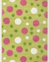 Rizzy Home RK1310 RizKidz 3-Feet by 3-Feet Round Area Rug, Green