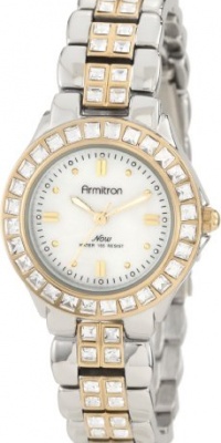 Armitron Women's 753689MPTT NOW Swarovski Crystal Accented Two-Tone Dress Watch