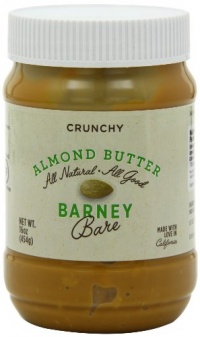 Barney Butter Bare Almond Butter, Crunchy, 16 Ounce