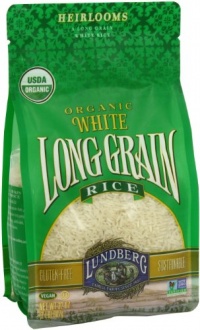 Lundberg Organic White Long Grain Rice, 32-Ounce (Pack of 6)