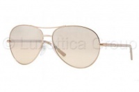 Burberry 3053 11293d ROSE GOLD BEIGE MIRROR 3053 Aviator Sunglasses Lens Category 2 Lens Mirrored