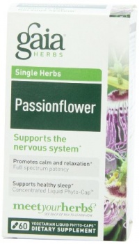 Gaia Herbs Passionflower, 60 Liquid Phyto-Capsules