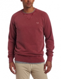 Fred Perry Men's Overdyed Crew Neck Sweatshirt