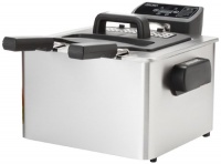 Aroma ADF-232 Smart Fry XL 4-Quart Digital Dual-Basket Deep Fryer