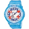 Casio Women's BGA131-2B Baby-G Marine Resort Clear Blue Digital Watch