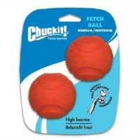 Chuckit! Medium Fetch Ball 2.5-Inch, 2-Pack (Colors Vary)