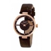 Kenneth Cole New York Women's KC2647 Rose Gold Transparent Dial Round Watch