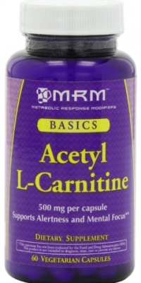 MRM Acetyl L-carnitine 500mg Per Capsule, 60-Count