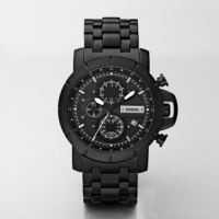 Fossil Jake Plated Stainless Steel Watch - Black