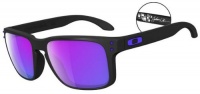 Oakley Julian Wilson Signature Series Holbrook Matte Black / Violet Iridium Lens Men's Sunglasses