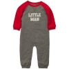 Carter's Baby Boys Knit Jumpsuit - Heather/Little Man, 9 months