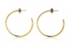 Juicy Couture Med Thin Gold Hoop Earrings