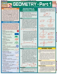 Geometry Part 1 (Quickstudy: Academic)