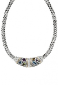 Effy Jewlery Balissima Multi Gemstone & Diamond Necklace, 1.58 TCW