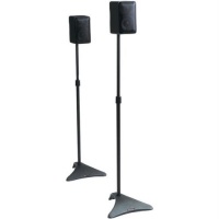 Atlantic Satellite 77305018 2 Speaker Stands (Black)