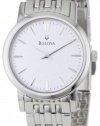 Bulova Women's 96L131 Silver White Dial Bracelet Watch