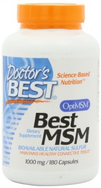 Doctor's Best Best MSM 1000 mg, 180-Capsules