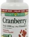 Nature's Bounty Cranberry Fruit 4200mg/ Plus Vitamin C, 250 Softgels