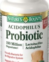 Nature's Bounty Probiotic Acidophilus, 100 Tablets (Pack of 4)