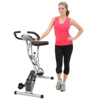 Exerpeutic Folding Magnetic Upright Bike with Pulse