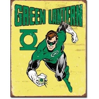 Green Lantern - Retro Metal Tin Sign 16h X 12.5w