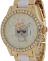 Betsey Johnson Women's BJ00246-05 Analog Skull and Crown Graphic Dial Watch