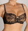 Elle Macpherson Intimates Artistry Full Busted Underwire Bra E76-564 32G/Jet