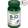 Nature's Bounty Natural Vitamin B12, 1000mcg, 100 Tablets (Pack of 2)