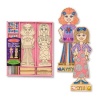 Melissa & Doug Wooden Fashion Dolls