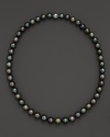 Naturally multicolored Tahitian pearls lend a stunning look to this timeless Tara Pearls necklace.