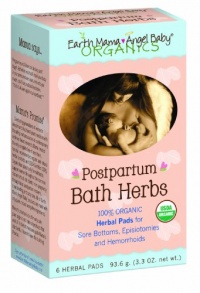 Earth Mama Angel Baby Postpartum Bath Herbs, 6 Count