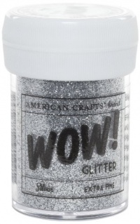 American Crafts Glitter, Extra Fine Silver