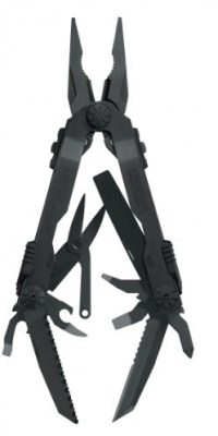 Gerber 22-41545 Black Diesel Multi-Plier with Sheath