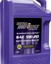 Royal Purple 51520 API-Licensed SAE 5W-20 High Performance Synthetic Motor Oil - 5 Quart Jug