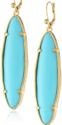 T Tahari  Essential Surfboard Turquoise Drop Earrings