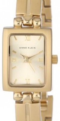 Anne Klein Women's 10-5404CHGB Gold-Tone Dress Watch