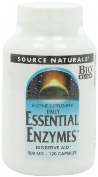 Source Naturals Essential Enzymes, 120 Tablets, 500 MG