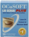 OCuSOFT Lid Scrub Plus, Pre-Moistened Pads, Individually Wrapped, 30 Pads