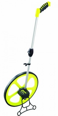 Komelon MK45M Meterman High-Viz Measuring Wheel Metric 14.3-Inch Diameter, Yellow