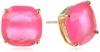 Kate Spade New York Kate Spade Earrings Fluorescent Pink Small Square Stud Earrings