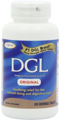 Enzymatic Therapy Dgl Chewables, Original, 100 Tablets