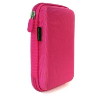 Drive Logic DL-64 Portable EVA Hard Drive Carrying Case Pouch (Pink)