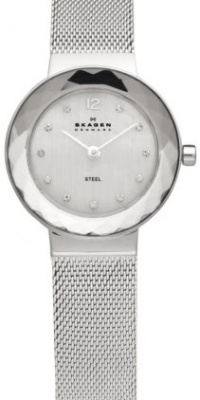 Skagen Women's 456SSS Applied Genuine swarovski CrystalHour Markers Watch