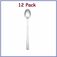 1 Dozen Ice Tea Spoons Windsor Flatware with Bright Finish! *Great Quality*