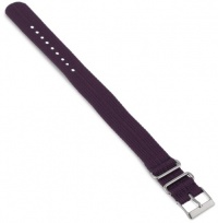 Timex T7B908 Weekender 20mm Purple Nylon Slip-Thru Watch Strap