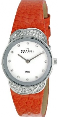 Skagen Women's 818SSLO Orange/White Watch