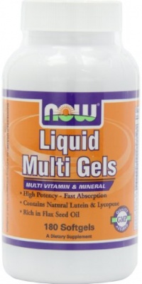 Now Foods Liquid Multi Softgels, 180-Count