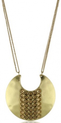 Kenneth Cole New York Urban Mesh Gold Pendant Necklace