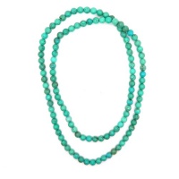 Pearlz Ocean Howlite Dyed-turquoise 36-inch Endless Necklace