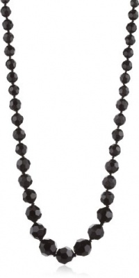 Carolee Jet Basics Graduated Jet Bead Necklace, 38